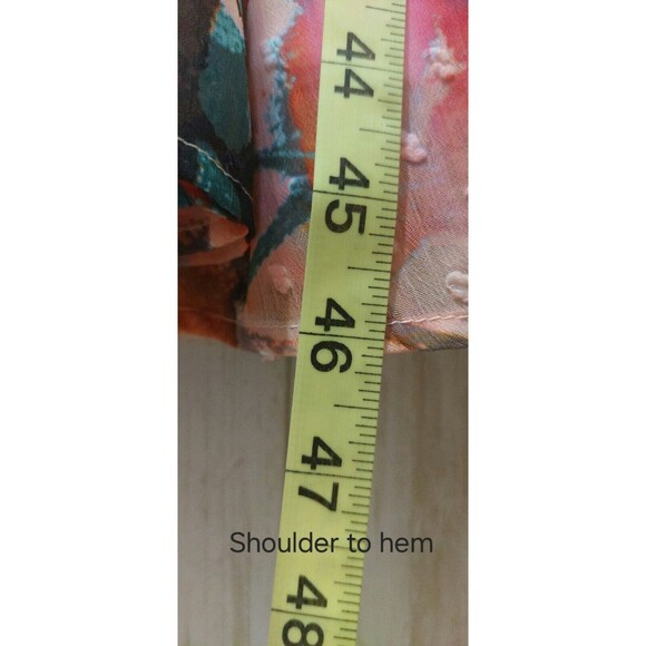 Torrid Midi Dress Clip Dot Smocked Mock Hi Neck Floral Size 0~12~Large Butterfly - Picture 13 of 16